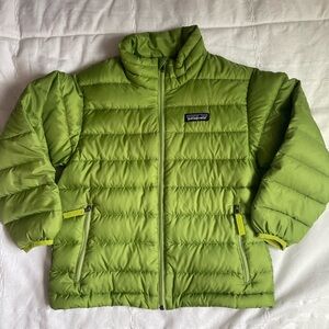 Patagonia Kids Green Puffer Jacket